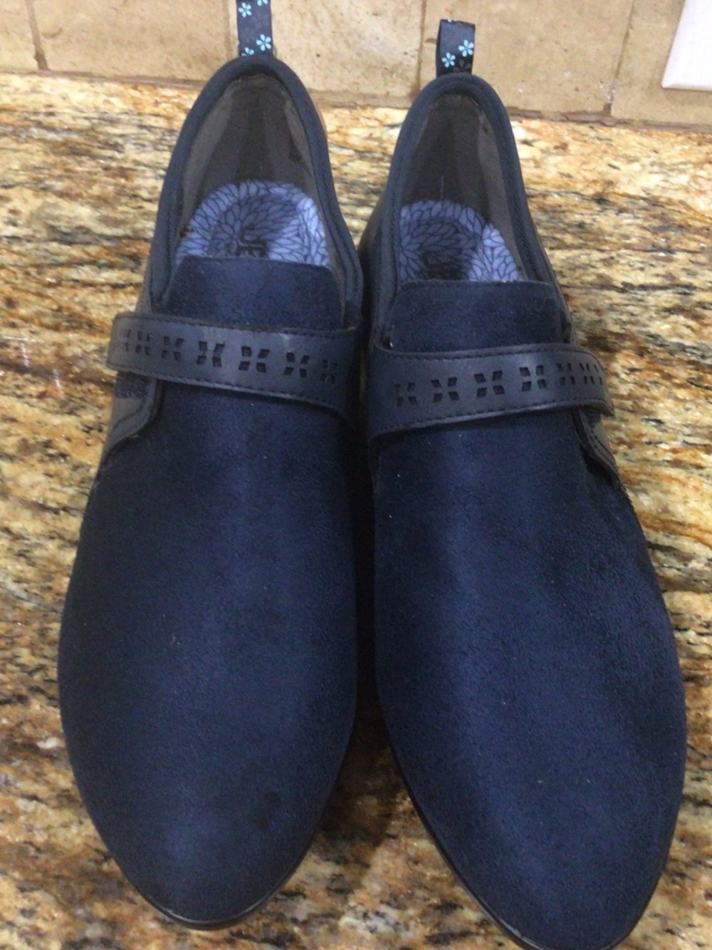 Brand new JBU blue suede looking shoes. Size 11